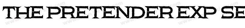 The Pretender Exp Serif字体转换